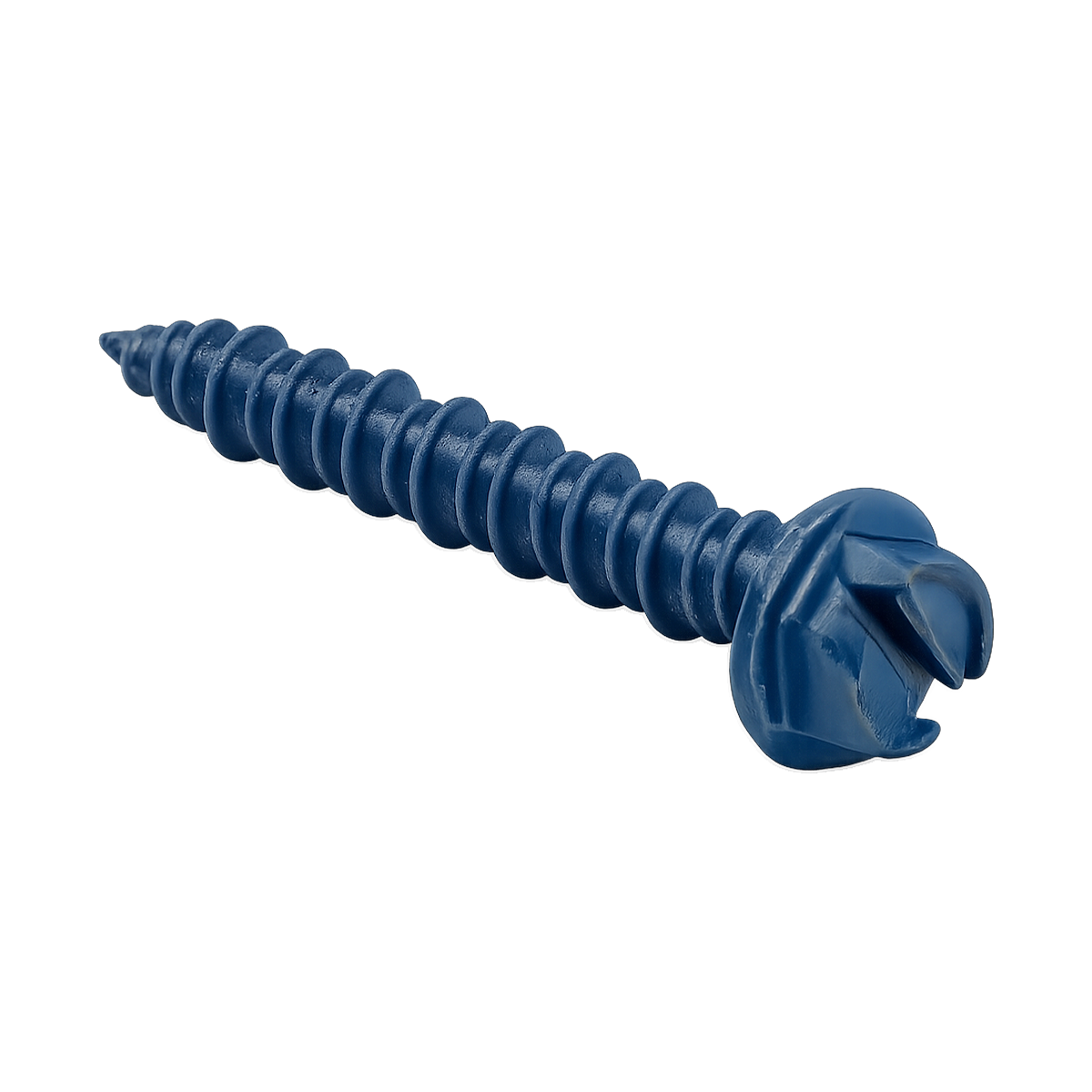 Tornillo Azul para Concreto Hexagonal